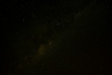 Nuit étoilée à Hangover bay